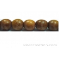 Madre de Cacao Wood Oval Beads 7x8mm